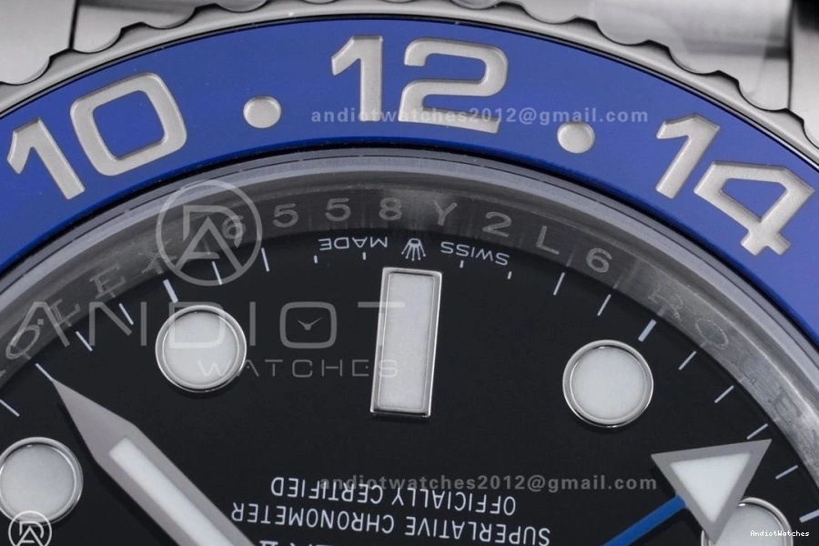 DD3285 on GMT-Master 869 Colorful 126710 Jubilee 1:1 II Edition BLNR Steel VSF 904L Batgirl V Bracelet Best 0214